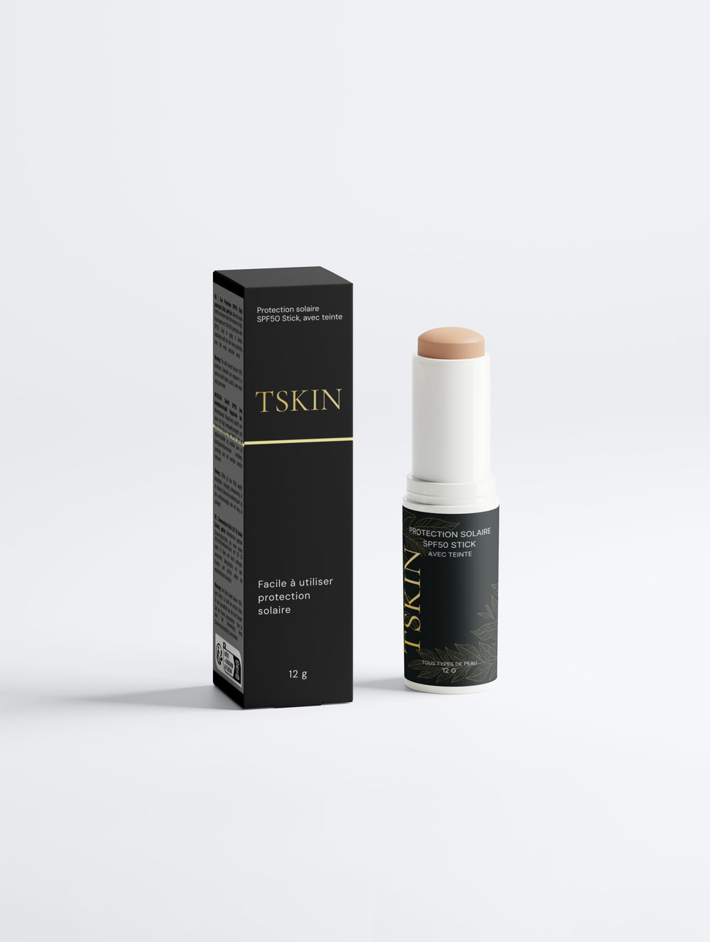 Protection solaire SPF50 Stick, avec teinte