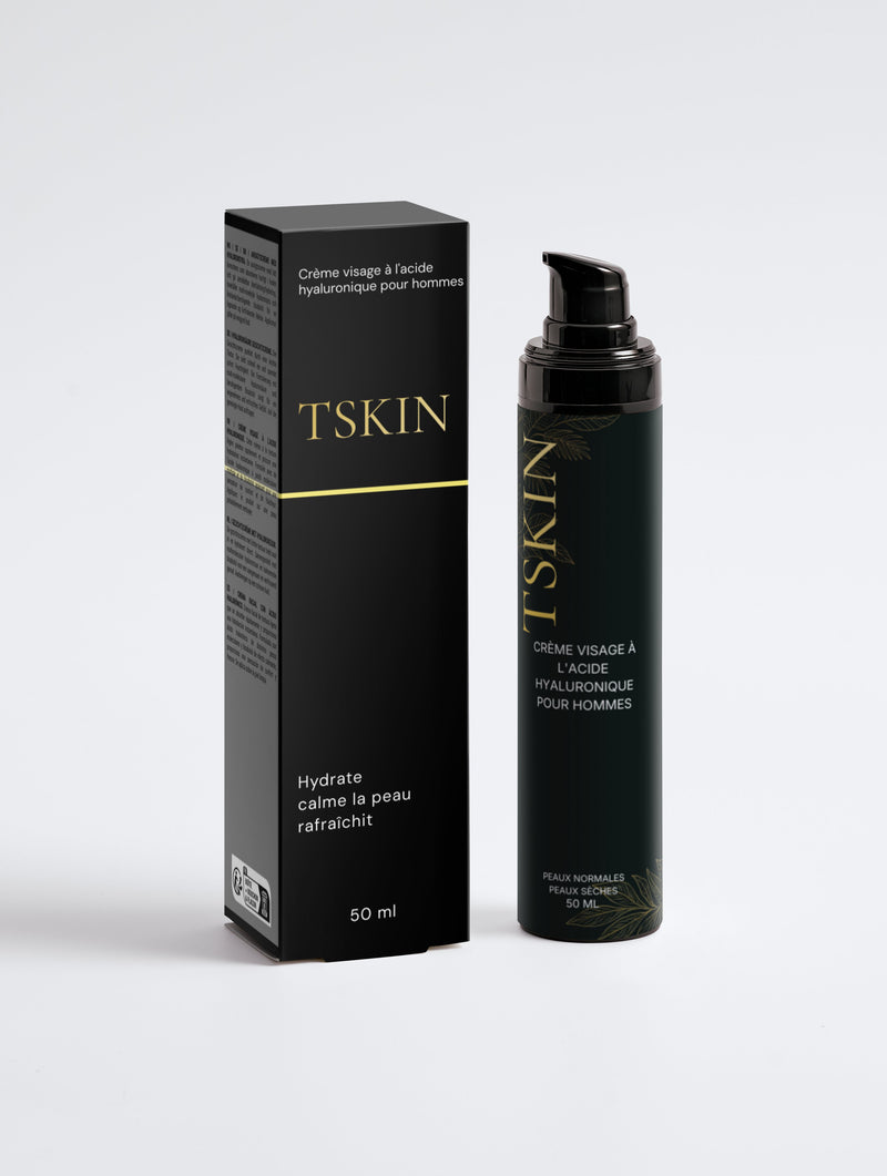Crème visage à l'acide hyaluronique pour hommes